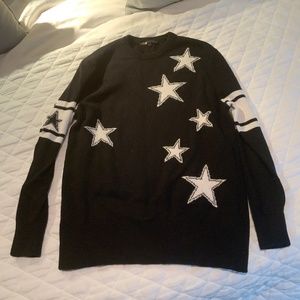 Maje size 1 Star Cotton blend sweater